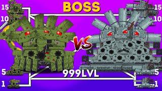 Эволюция гибридов BOSS Густав vs BOSS Ратте - Мультики про танки