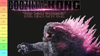 Godzilla X Kong Strength and Power Tier List