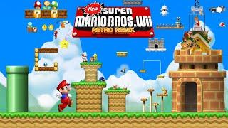 New Super Mario Bros. Wii Retro Remix - Full Gameplay