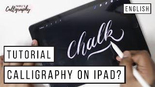 Ipad lettering tutorial for beginners | Procreate Digital calligraphy