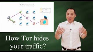 How does the Tor network hide your traffic?