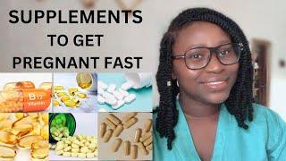 BEST SUPPLEMENTS TO GET PREGNANT FAST || PRENATAL VITAMINS WHEN TRYING TO CONCEIVE