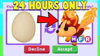 Trading from EGG to NEW MEGA CHRISTMAS PET in 24 HOURS (Adopt Me)