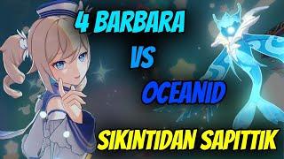 4 BARBARA VS OCEANID | İÇERİK YOK DİYE SAPITTIK | Genshin Impact Türkçe