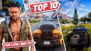 10 Best Graphics Mod To Make GTA 5 Ultra Realistic | Real Life Graphics Mods!