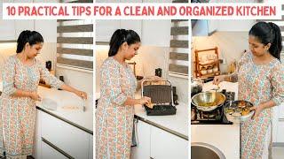 10 Practical Tips for a Clean and Organized Kitchen | Smart Kitchen Organizing Hacks