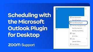 Scheduling with the Microsoft Outlook Plugin for Desktop