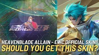 This Skin Is SO PRETTY! Heavenblade Allain Showcase - WORTH IT? | Honor Of Kings