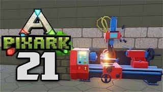 SHARP CRYSTAL, SPINEL ORE & ELECTRONICS - Let's Play PixARK Gameplay Part 21 (PixARK Pooping Evolved