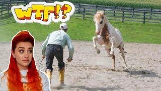 EQUESTRIAN REACTS TO PEOPLE VS HORSES (PT. 2)