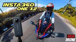 REVIEW INSTA360 ONE X2 COCOK BUAT MOTOVLOG‼️SEMUA ANGLE DAPET KAYAK DRONE #insta360 #insta360onex2