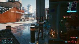 Cyberpunk 2077 Johnny Silverhand and The Monk funny moment