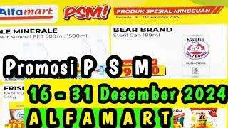 Promosi PSM Alfamart Terbaru 16 - 31 Desember 2024 || Promosi Alfamart