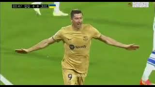 Robert Lewandowski First Minute Goal vs Real Sociedad #goals