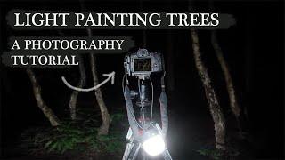 Light Painting Trees At Night with Nigel Danson - Landscape Photography