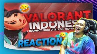 REACTION TRENDING 1 MILYHYA "Valorant Indonesia - Boombot, Mojo Ditelpon, Milyhya Best Sage"