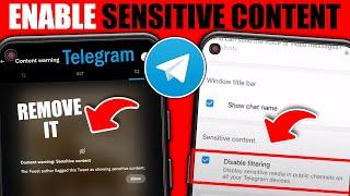 How to Enable Sensitive Content on Telegram 2024 (iOS & Android)