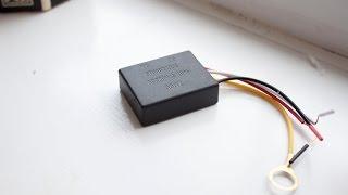 Делаем лампу с сенсором прикосновения DIY Light Touch/Inductive Switch for Lamp Review ET0802193E