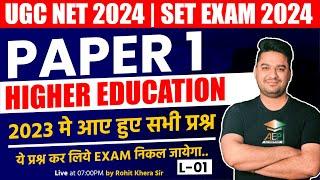 MP Set Paper - 1 | MP Set 2024 | MP Set Higher Education | MP Set Previous Year Paper | Rohit Khera