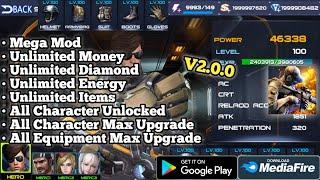 Blazing Sniper Mod Apk Terbaru All Character Unlocked - Max Level - Unlimited Money