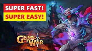 Gems of War Soulforge Review, Tower of Doom and Underspire Best Fast Team!