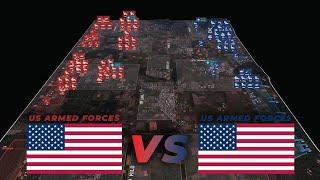 250.000 US ARMED FORCES vs 250.000 US ARMED FORCES | WARNO