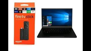 How To Cast Computer To Firestick - Screen Mirror Windows 10 PC Laptop to Firestick Amazon Fire TV