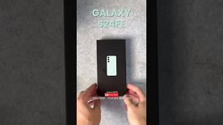 Samsung Galaxy S24 FE mint unboxing - kicsomagolás #samsung #samsunggalaxy #samsunggalaxys24fe