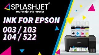 Ink for Epson 003, 103,104, 522 – Epson Ecotank Printer Ink