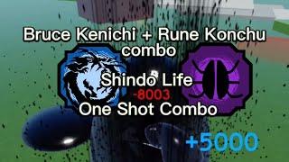 Requested Combo: Bruce Kenichi + Rune Konchu | Shindo Life