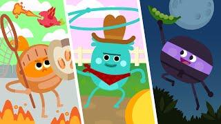 It's Adventure Time with The Bumble Nums | Knights, Ninjas, Cowboys, & more!