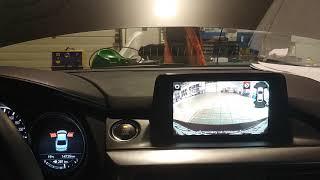 Установка камеры переднего обзора Mazda