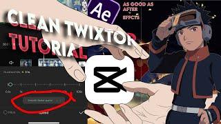 Clean Twixtor Tutorial In Capcut | As good as after effects!