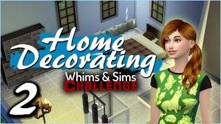 HOME DECORATING  | The Sims 4: Whims & Sims Challenge (#2)