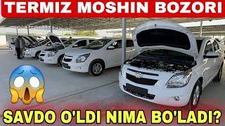 TERMIZ MOSHIN BOZORI KOBALT JENTRA KAPTIVA TREKKER NEXIA SPARK MATIZ NARXLARI 15.09.2024