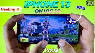 iPhone 13 PUBG Test After Update iOS18Heating,FPS,Battery,Gyro| 2024