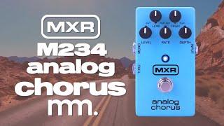 MusicMaker Presents - MXR M-234 ANALOG CHORUS @jimdunlopusa