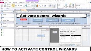 Command Button Wizard doesn't start   Activate control wizards   Microsoft Access Databases   SOLVED