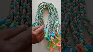 Braided Rug Tutorial , Doormat Design , #shorts#shortsfeed#youtubeshorts 