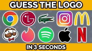 Guess The Logo... in ONLY 3 seconds!