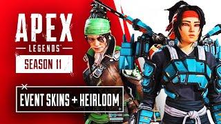 *NEW* Apex Legends RAIDERS Collection Event Skins & Wattson Heirloom Animations