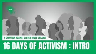 AYGF PRESENTS:  #16daysofactivism