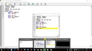 Assembly Language Programming-Array Declaration and Display