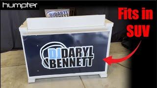 Most portable DJ TV Booth!? | How to mount a TV on the Humpter B3 DJ Workstation