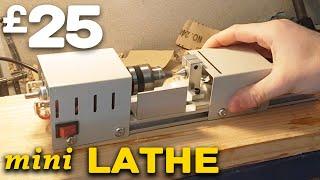 Testing the internet's cheapest Mini Lathe - Reviewing Wood Turning Tools Chisels Chucks