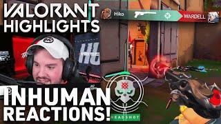 AIMBOT OR INHUMAN REACTIONS?! | 100T Hiko VALORANT Stream Highlights