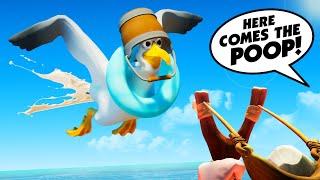 These Seagulls Won't Stop POOPIN On My RAFT! - Seagulls: Crappy Situation