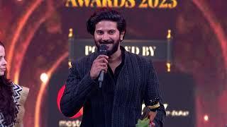 Dulquer Salmaan wins Best Actor in Negative Role Award at DPIFF #chup #dulquersalmaan #kingofkotha