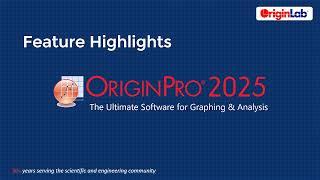 Origin and OriginPro 2025 Highlights