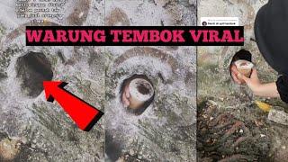 Viral Video~Warung Tembok Viral Ternyata Ini Sosok Pemilik Warung Tembok Bolong Yang Viral